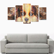 Load image into Gallery viewer, Cavalier King Charles Spaniel Canvas Wall Art  5-Pieces
