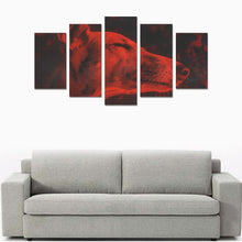 Load image into Gallery viewer, Greyhound Canvas Wall Art 5-Pieces