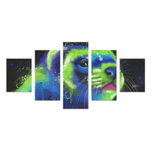 Load image into Gallery viewer, Ferret Canvas Wall Art 5-Pieces