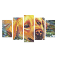 Load image into Gallery viewer, Labrador Retriever Canvas Wall Art 5-Pieces