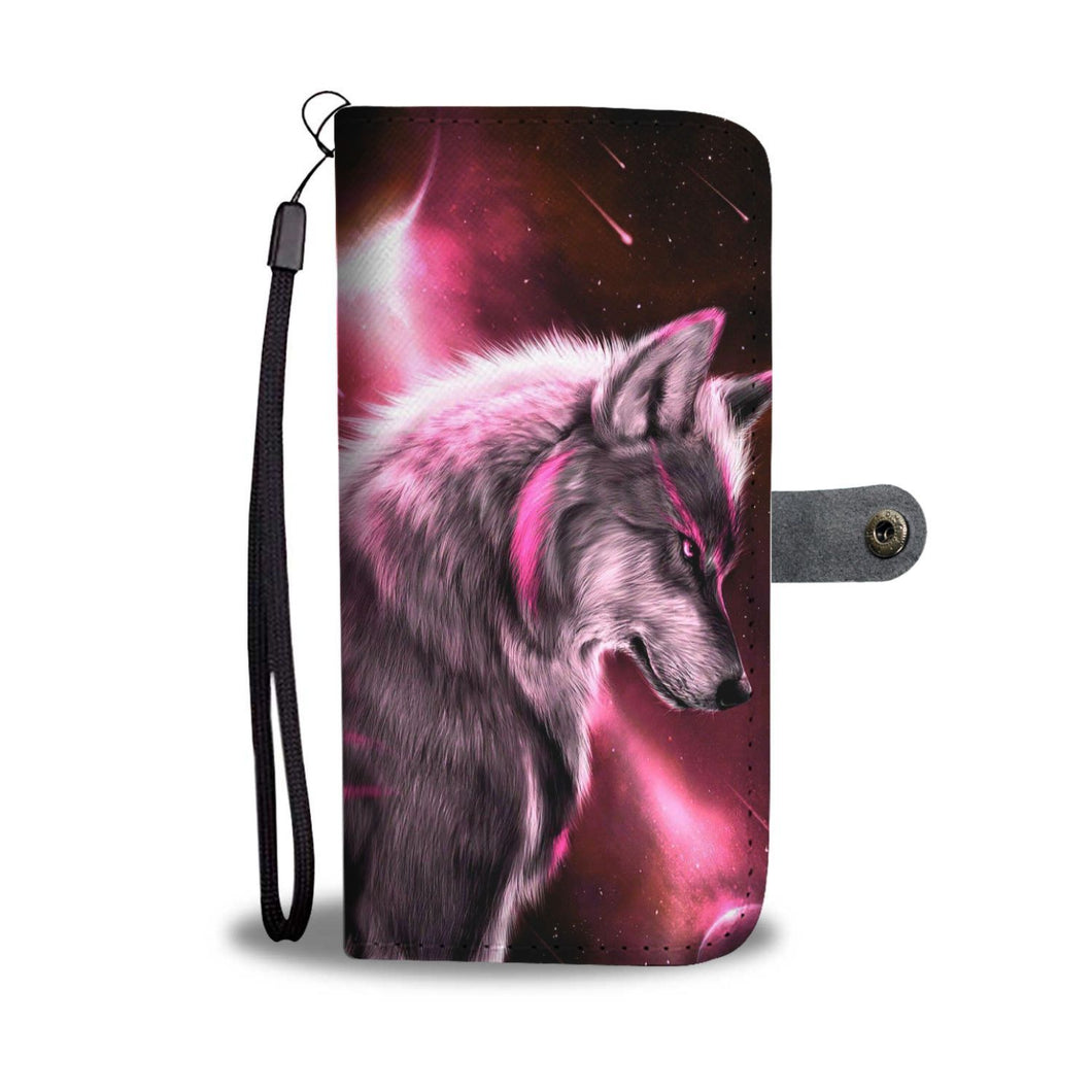 Double Wolf Wallet Case