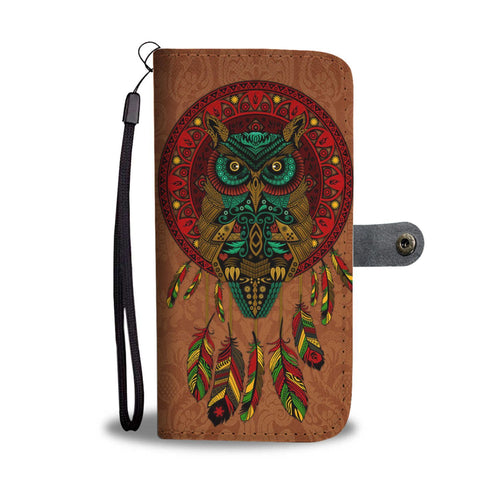 Native Owl Wallet Case