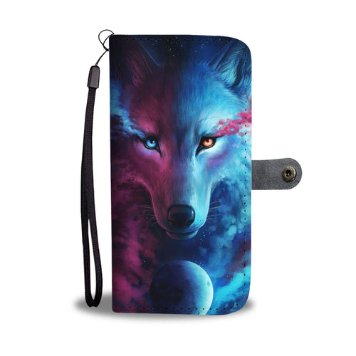 Moonlight Wolf Wallet Case