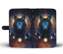 Load image into Gallery viewer, Galaxy Wolf Wallet Case