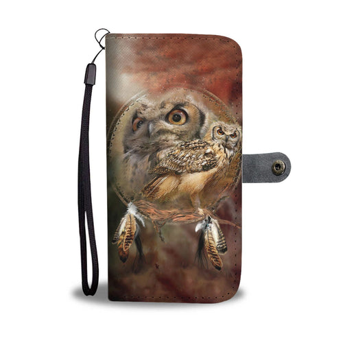 Native Owl Wallet Case