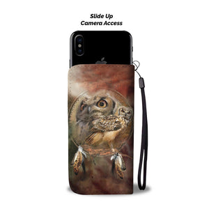 Native Owl Wallet Case