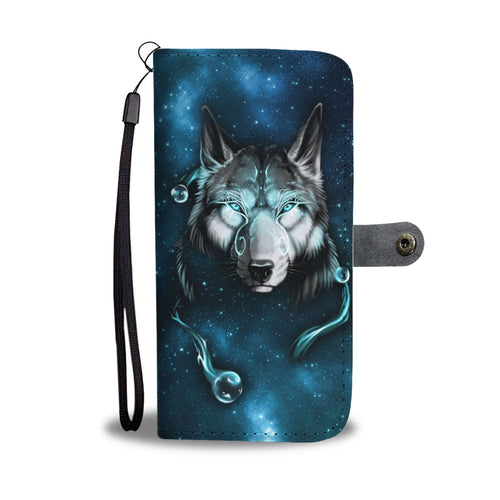 Native Wolf Wallet Case
