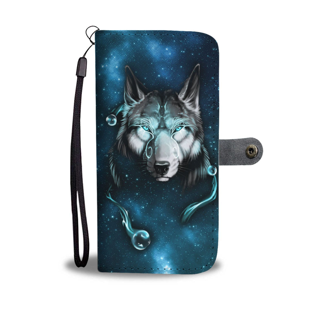 Native Wolf Wallet Case