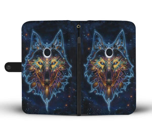 Native Wolf Wallet Case