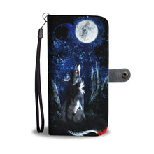 Load image into Gallery viewer, Moonlight Wolf Wallet Case