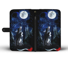 Load image into Gallery viewer, Moonlight Wolf Wallet Case