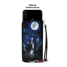 Load image into Gallery viewer, Moonlight Wolf Wallet Case