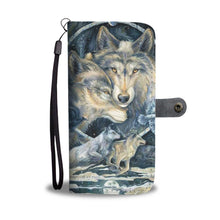 Load image into Gallery viewer, Couple Wolf Wallet Case