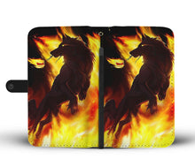 Load image into Gallery viewer, Fire Wolf Wallet Case
