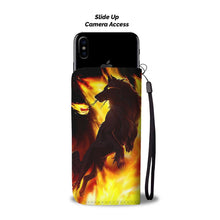 Load image into Gallery viewer, Fire Wolf Wallet Case