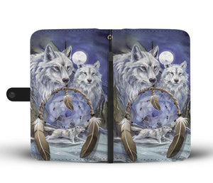Couple Wolf Wallet Case