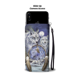 Couple Wolf Wallet Case