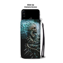 Load image into Gallery viewer, Blue Skull Wallet Case