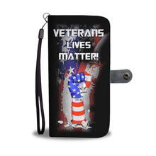 Load image into Gallery viewer, Veterans Lives Matter Wallet Case