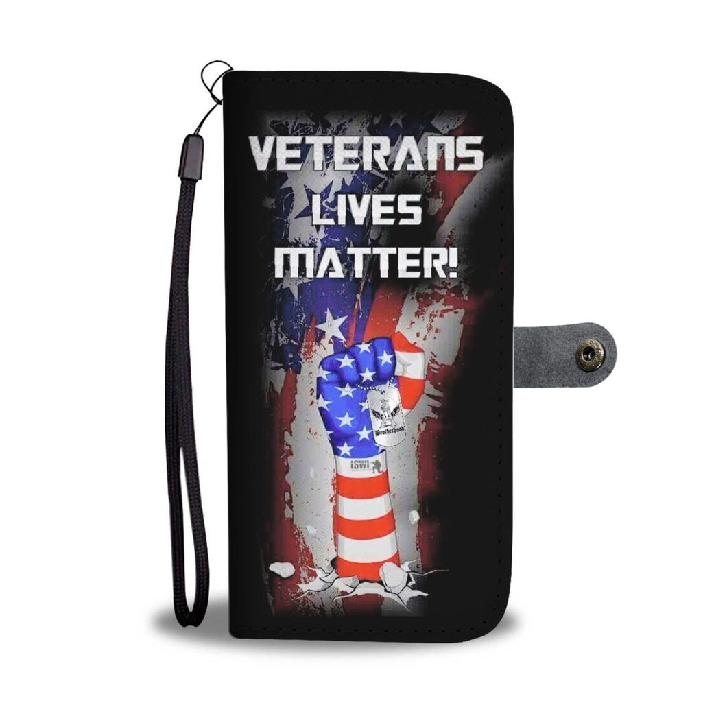 Veterans Lives Matter Wallet Case