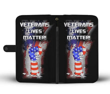 Load image into Gallery viewer, Veterans Lives Matter Wallet Case