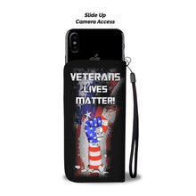 Load image into Gallery viewer, Veterans Lives Matter Wallet Case