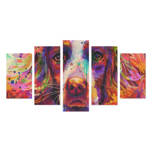 Cocker Spaniel Canvas Wall Art  5-Pieces