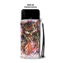 Load image into Gallery viewer, Owl Wallet Case 19