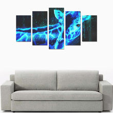 Load image into Gallery viewer, Giraffe Canvas Wall Art 5-Pieces