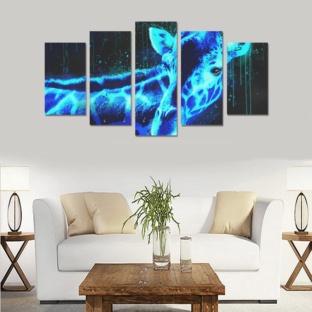 Giraffe Canvas Wall Art 5-Pieces