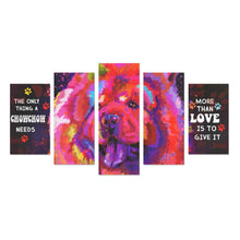 Load image into Gallery viewer, Chow Chow Canvas Wall Art 5-Pieces