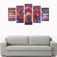 Load image into Gallery viewer, Cane Corso Canvas Wall Art 5-Pieces