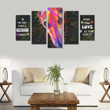 Load image into Gallery viewer, Greyhound Canvas Wall Art  5-Pieces