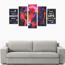 Load image into Gallery viewer, Dachshund Canvas Wall Art  5-Pieces
