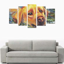 Load image into Gallery viewer, Labrador Retriever Canvas Wall Art 5-Pieces