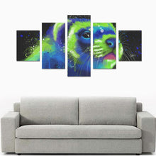 Load image into Gallery viewer, Ferret Canvas Wall Art 5-Pieces