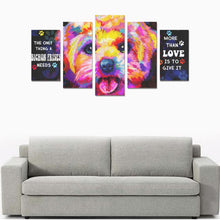 Load image into Gallery viewer, Bichon Frise Canvas Wall Art 5-Pieces