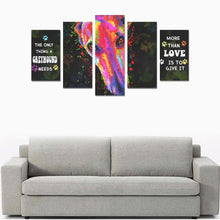 Load image into Gallery viewer, Greyhound Canvas Wall Art  5-Pieces