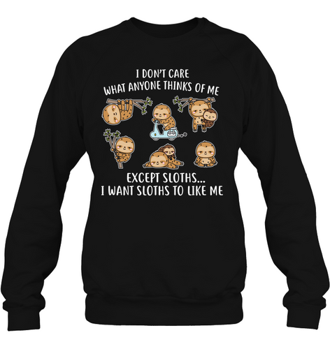 I DONT CARE SLOTHS