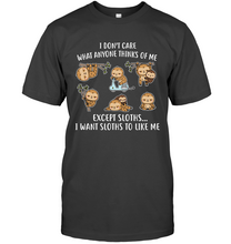 Load image into Gallery viewer, I DONT CARE SLOTHS