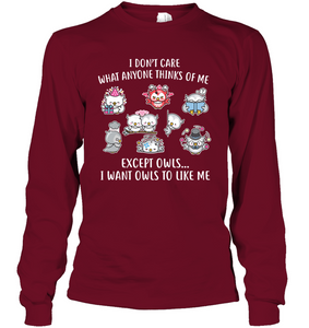 I DONT CARE OWLS
