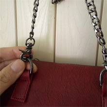 Load image into Gallery viewer, GOTHIC SKULL RIVETS TASSEL SHOULDER BAG
