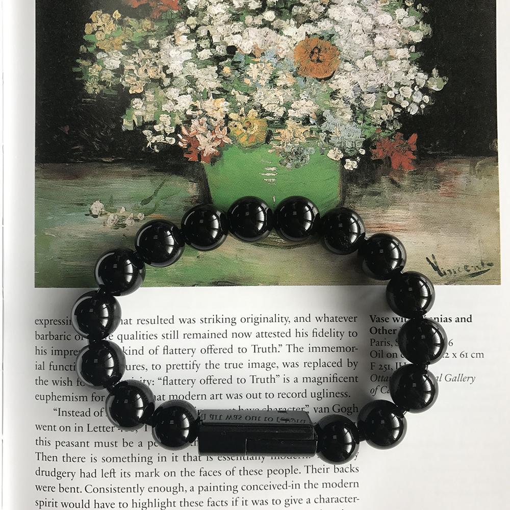 Beaded Charger Cable Bracelet (iPhone or Micro USB)