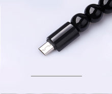 Load image into Gallery viewer, Beaded Charger Cable Bracelet (iPhone or Micro USB)