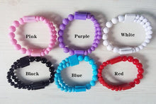 Load image into Gallery viewer, Beaded Charger Cable Bracelet (iPhone or Micro USB)