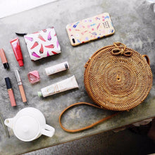 Load image into Gallery viewer, Woven Bag Round Rattan - Handmade 2018