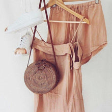 Load image into Gallery viewer, Woven Bag Round Rattan - Handmade 2018