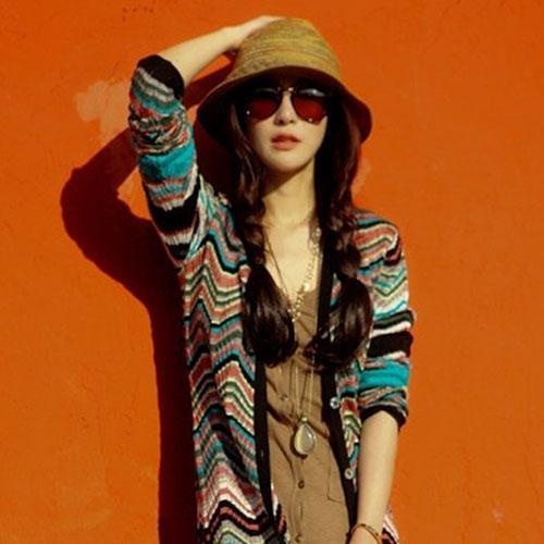 Summer Hats Striped Beach